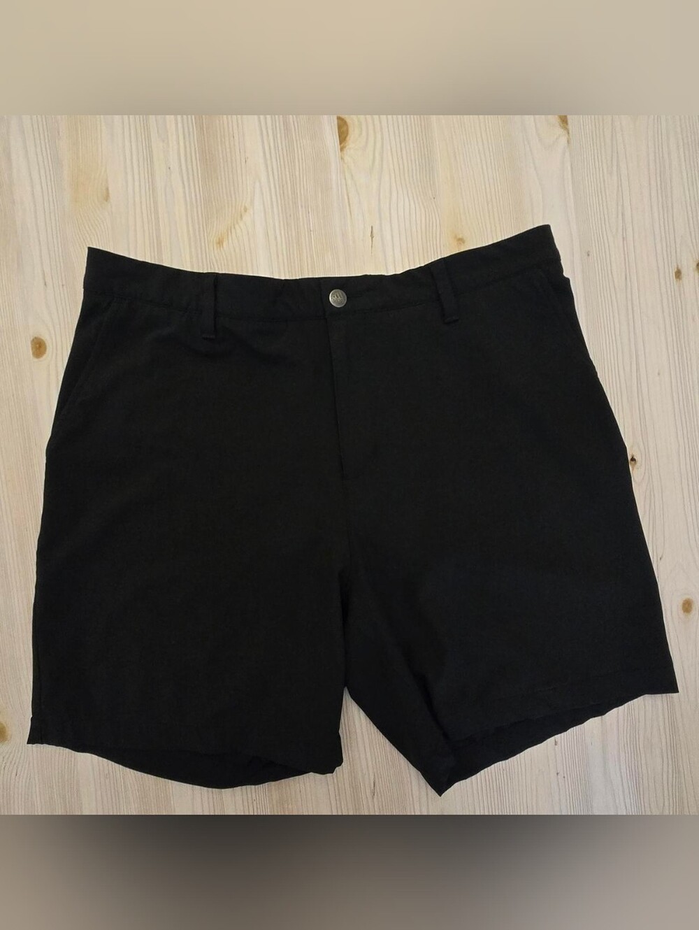 adidas Black Flat Front Men's Shorts